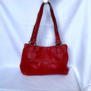 Tiganello Red Leather shoulder bag